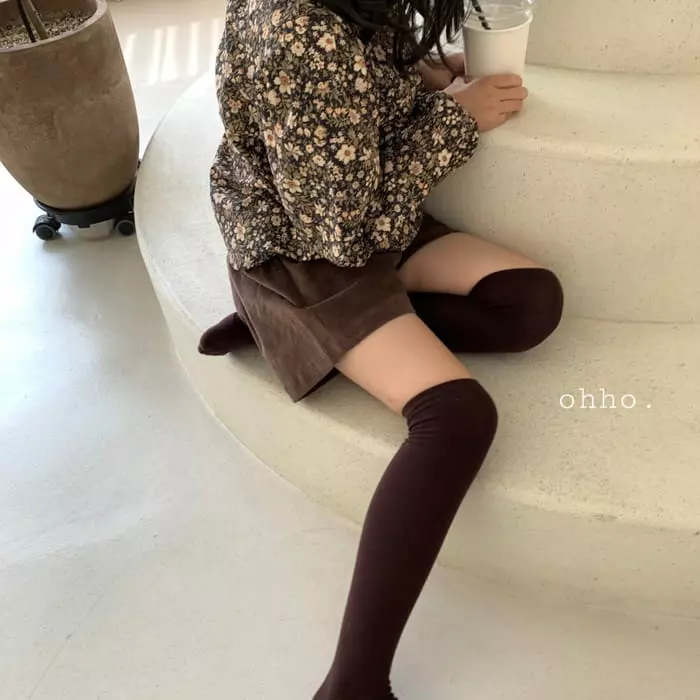 Ohho - Korean Children Fashion - #kidsshorts - Floral Blouse - 4