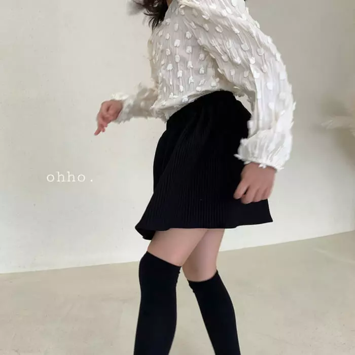Ohho - Korean Children Fashion - #kidzfashiontrend - Pleats Skirt Pants - 6