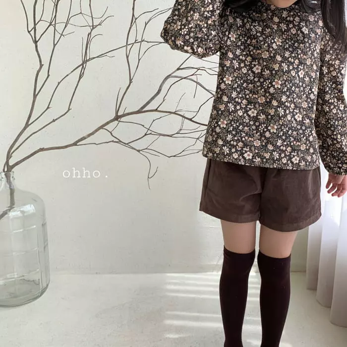 Ohho - Korean Children Fashion - #kidzfashiontrend - Floral Blouse - 5