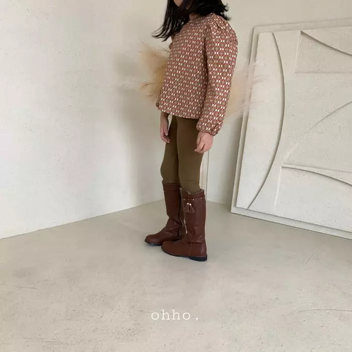 Ohho - Korean Children Fashion - #magicofchildhood - Dove Rib Leggings - 9