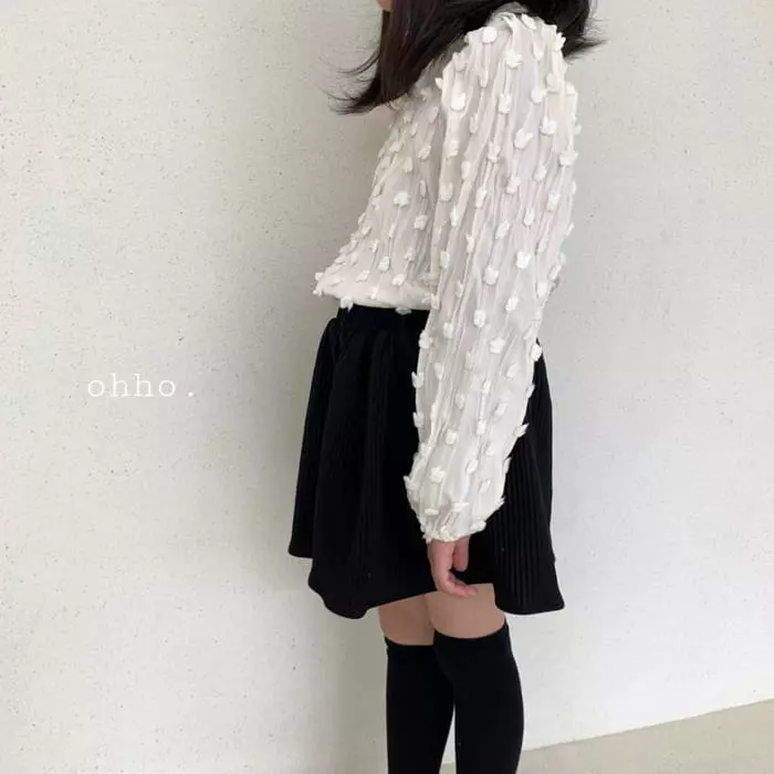 Ohho - Korean Children Fashion - #minifashionista - Swan Blouse - 3