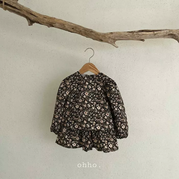 Ohho - Korean Children Fashion - #minifashionista - Floral Blouse - 9