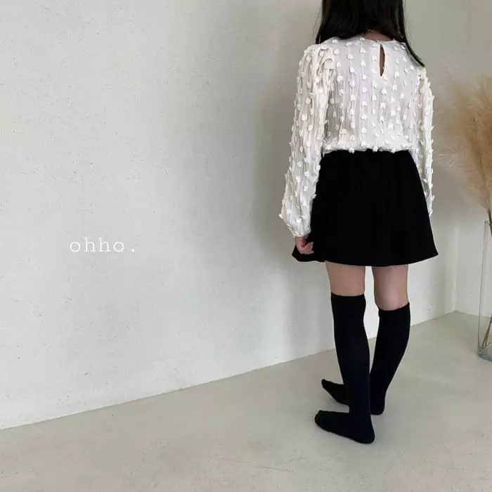 Ohho - Korean Children Fashion - #minifashionista - Swan Blouse - 4