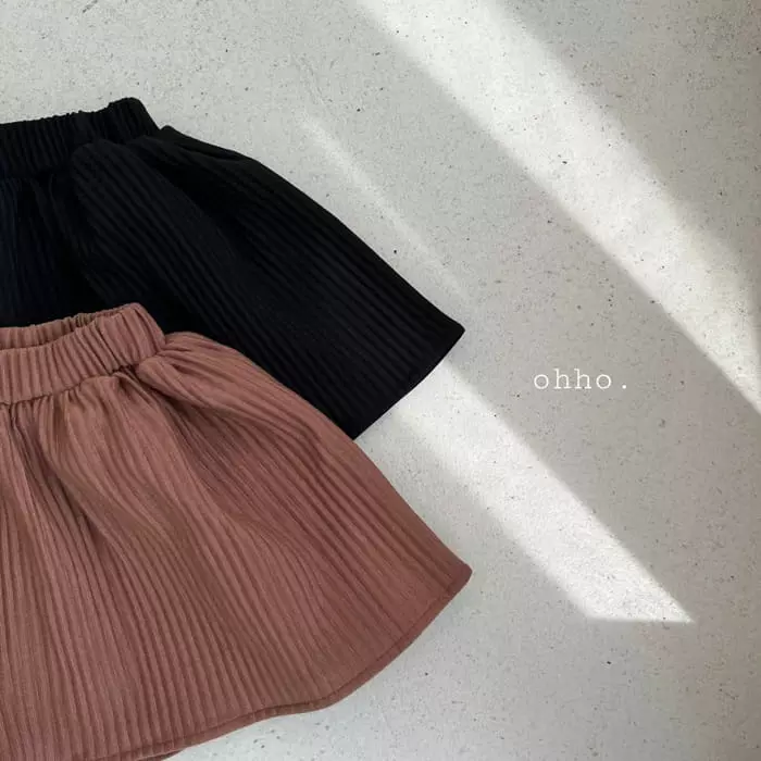 Ohho - Korean Children Fashion - #prettylittlegirls - Pleats Skirt Pants - 11