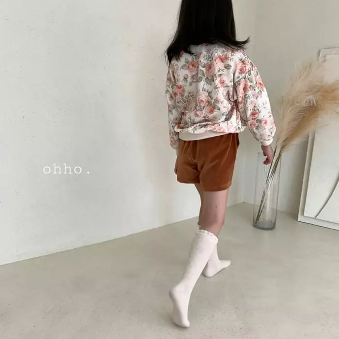 Ohho - Korean Children Fashion - #stylishchildhood - Velvet Span Pants - 2