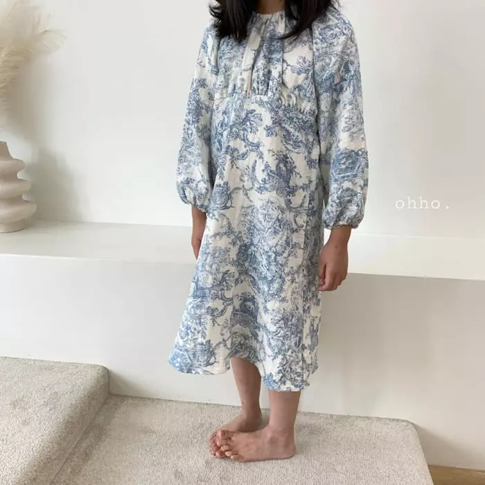 Ohho - Korean Children Fashion - #todddlerfashion - Blan One-piece - 2