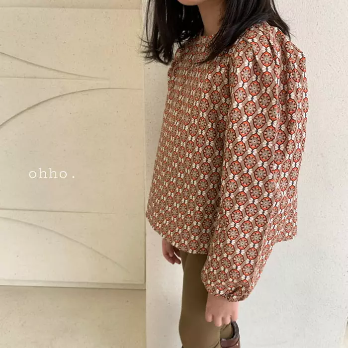 Ohho - Korean Children Fashion - #toddlerclothing - Ette Blouse - 7