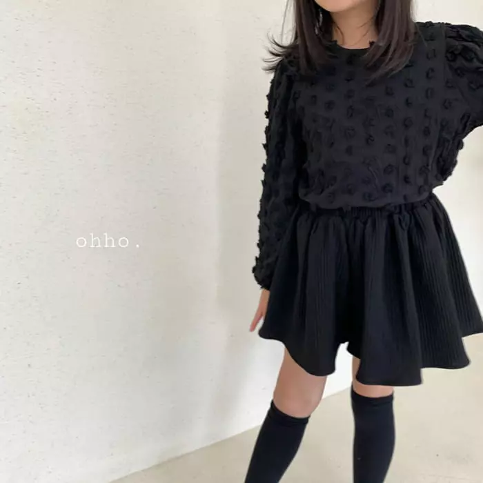 Ohho - Korean Children Fashion - #toddlerclothing - Swan Blouse - 6