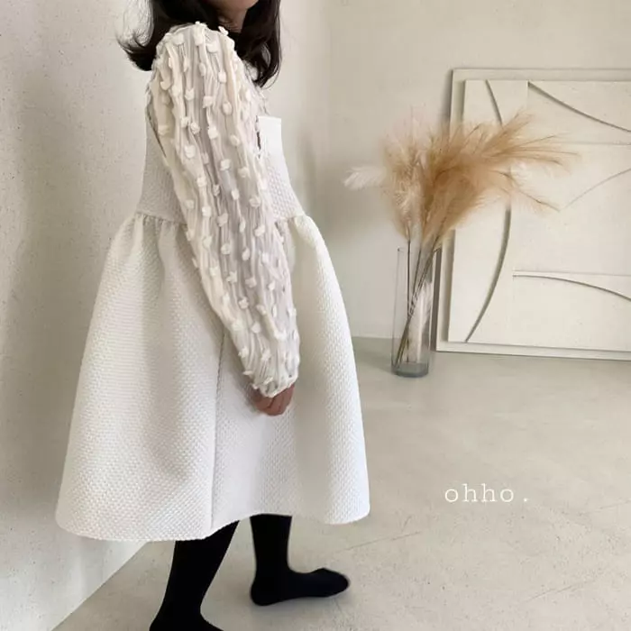 Ohho - Korean Children Fashion - #toddlerclothing - Volume String One-piece - 2