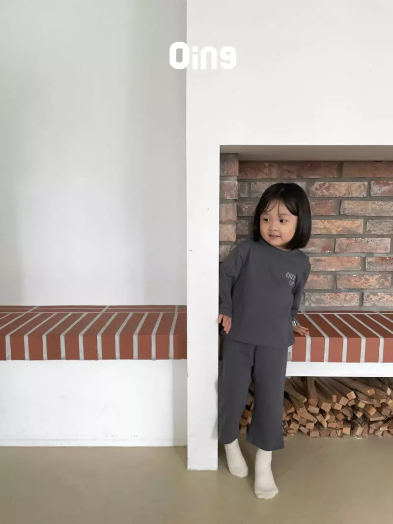 Oing - Korean Children Fashion - #Kfashion4kids - Basic Top Bottom Set - 8