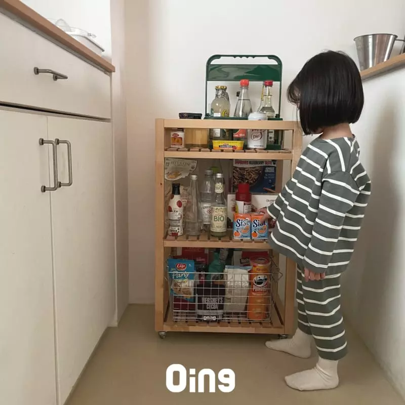 Oing - Korean Children Fashion - #childofig - Stripes Top Bottom Set