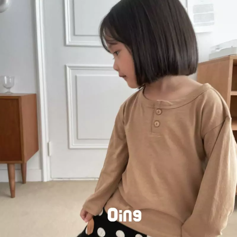 Oing - Korean Children Fashion - #childrensboutique - Button Tee - 8