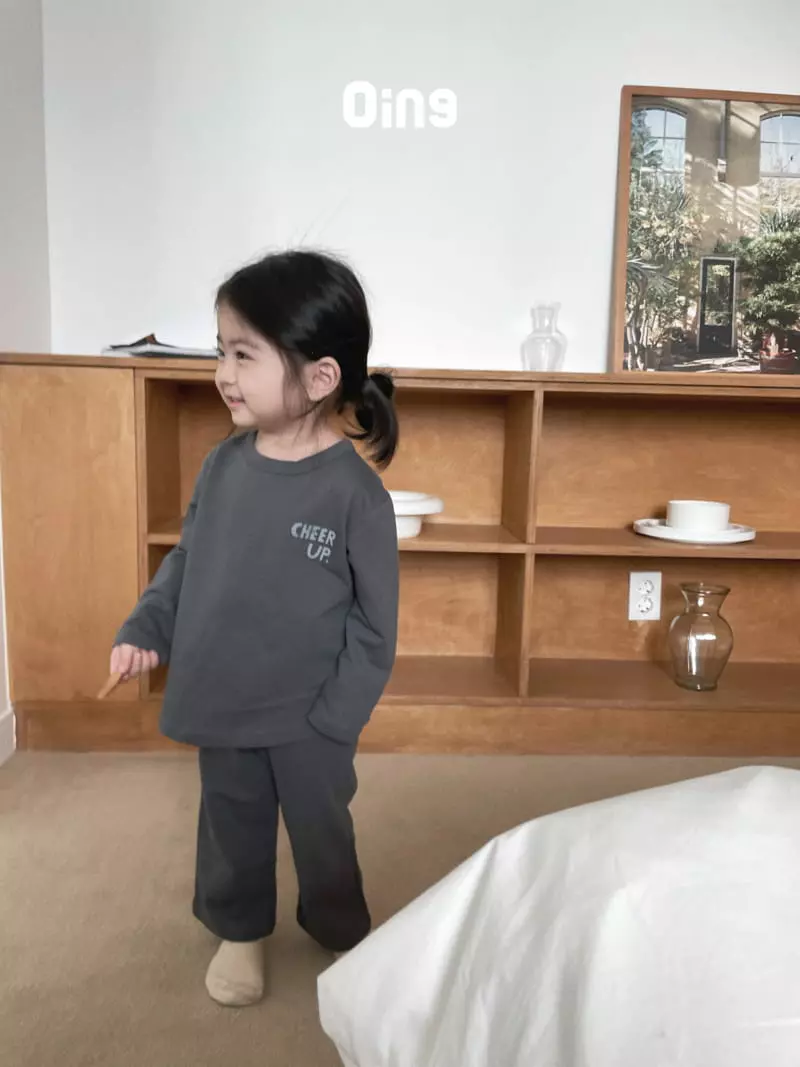 Oing - Korean Children Fashion - #childrensboutique - Basic Top Bottom Set
