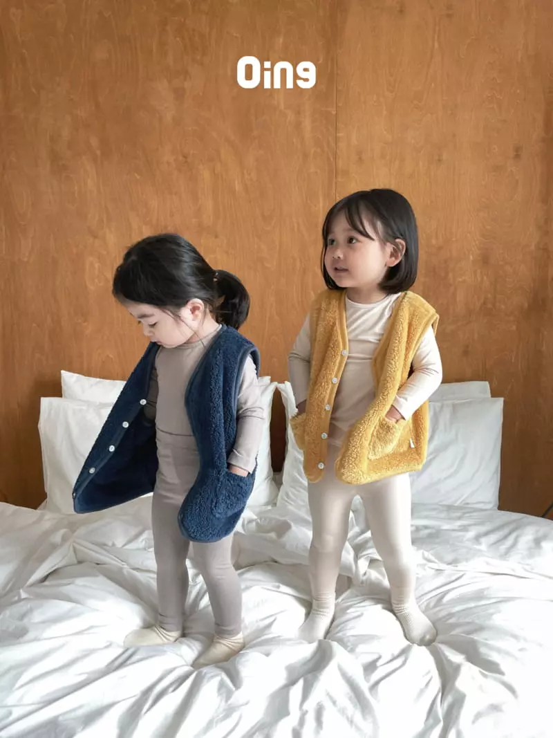 Oing - Korean Children Fashion - #childrensboutique - Fleece Vest - 11