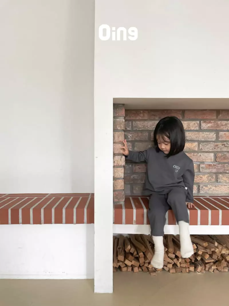 Oing - Korean Children Fashion - #discoveringself - Basic Top Bottom Set - 3