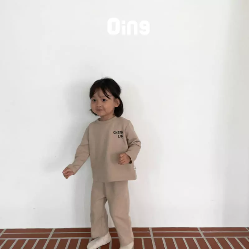 Oing - Korean Children Fashion - #kidsshorts - Basic Top Bottom Set - 5