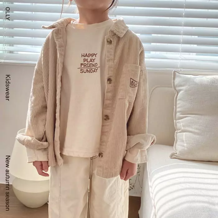 Ollymarket - Korean Children Fashion - #Kfashion4kids - Rib Shirt - 6