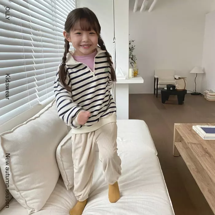 Ollymarket - Korean Children Fashion - #childofig - Stripes Sweatshirt - 7