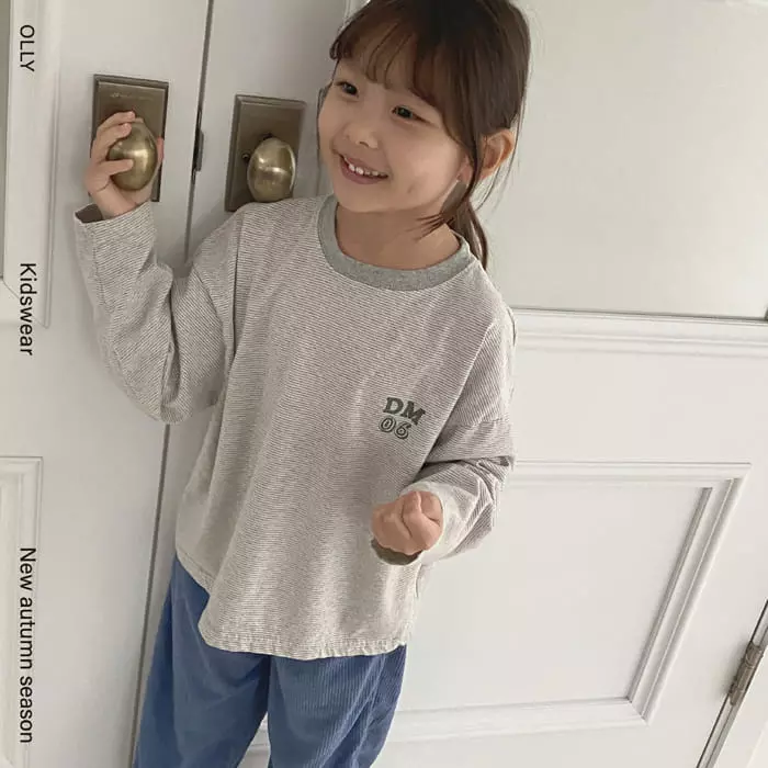 Ollymarket - Korean Children Fashion - #childofig - DM Stripes Tee - 5