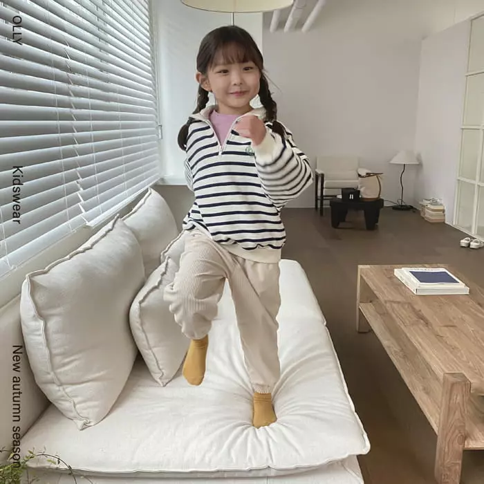 Ollymarket - Korean Children Fashion - #childofig - Rib Span Pants - 2