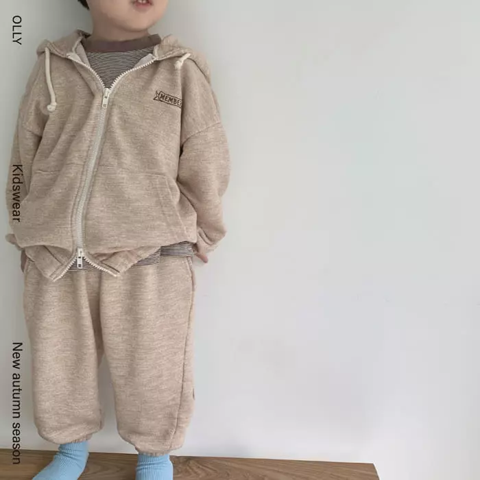 Ollymarket - Korean Children Fashion - #designkidswear - Member Hoody Zip-up - 11