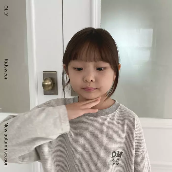 Ollymarket - Korean Children Fashion - #designkidswear - DM Stripes Tee - 8