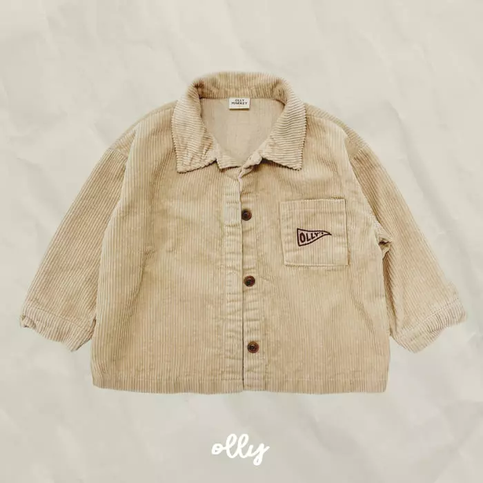 Ollymarket - Korean Children Fashion - #discoveringself - Rib Shirt