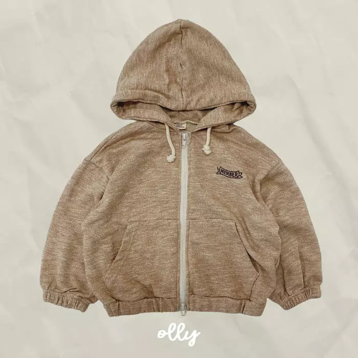 Ollymarket - Korean Children Fashion - #kidsstore - Member Hoody Zip-up