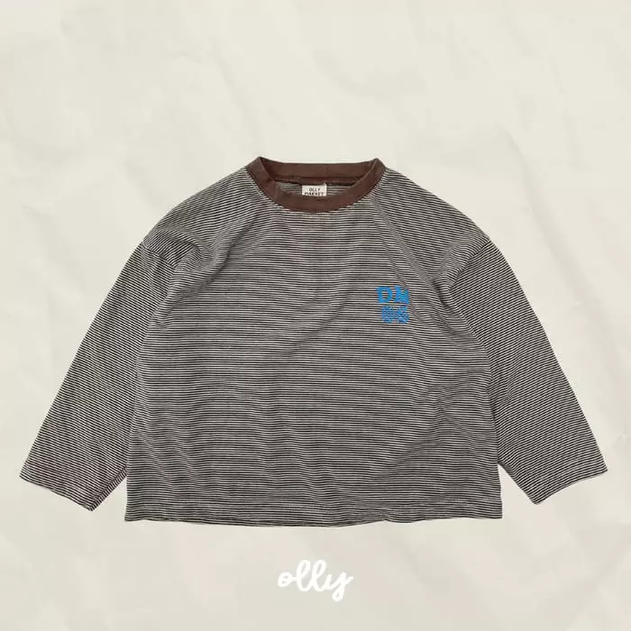Ollymarket - Korean Children Fashion - #kidsstore - DM Stripes Tee - 12