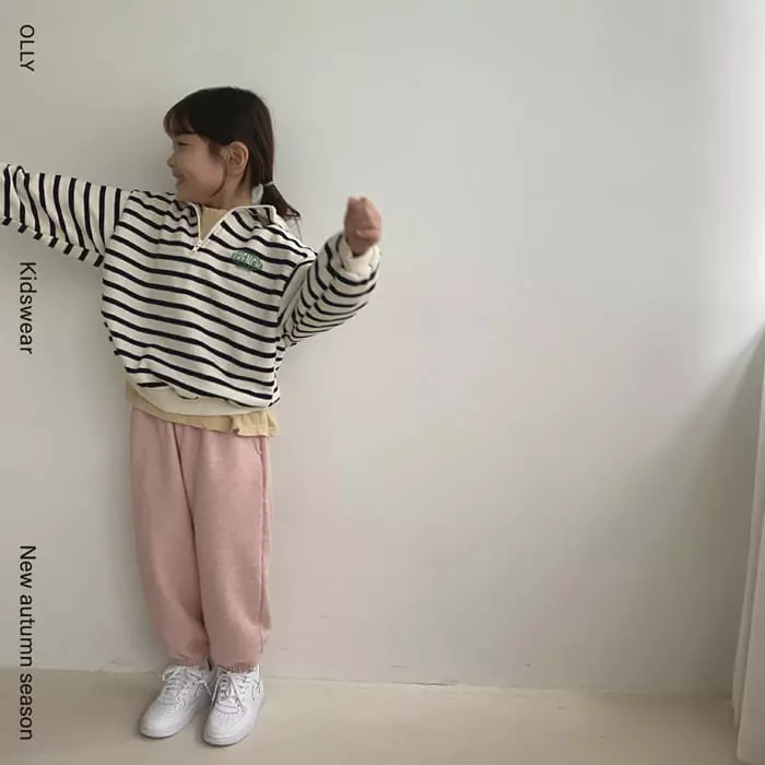 Ollymarket - Korean Children Fashion - #littlefashionista - Stripes Sweatshirt - 2