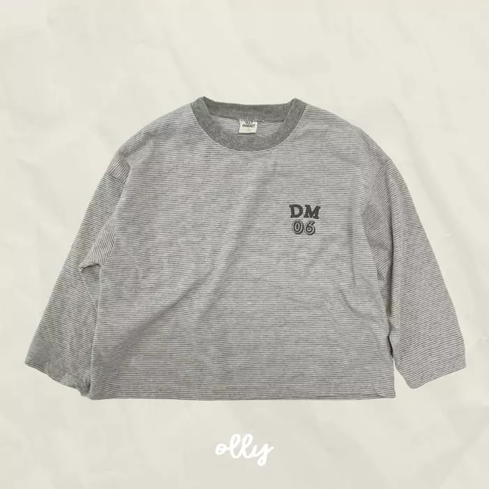 Ollymarket - Korean Children Fashion - #littlefashionista - DM Stripes Tee