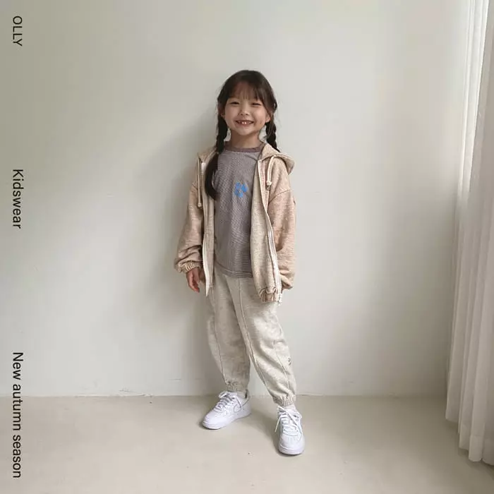 Ollymarket - Korean Children Fashion - #minifashionista - Member Hoody Zip-up - 6