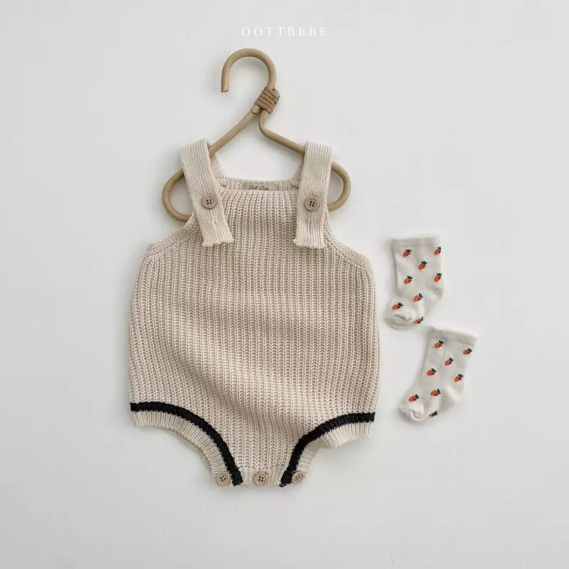 Oott Bebe - Korean Baby Fashion - #babyboutique - Hazzi Dungarees Bodysuit