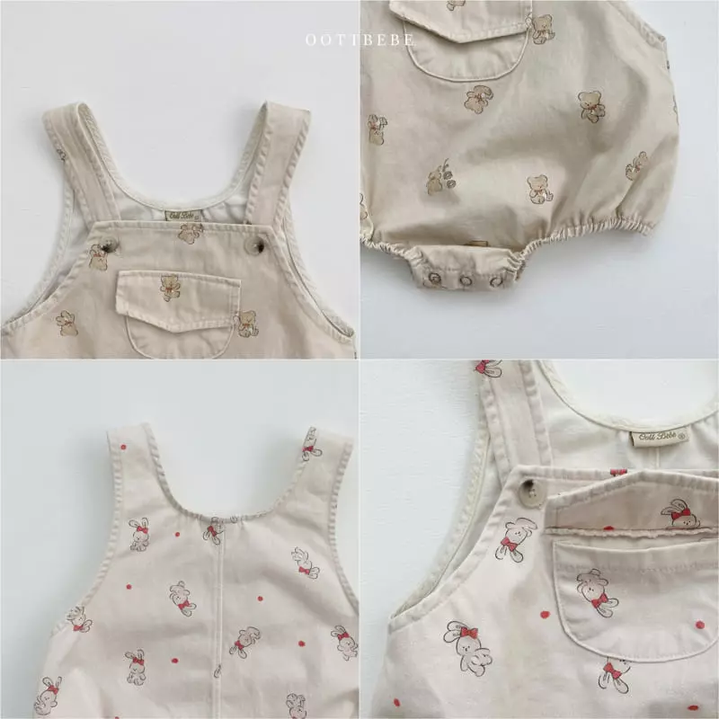 Oott Bebe - Korean Baby Fashion - #babyboutique - Candy Dungarees Bodysuit - 11