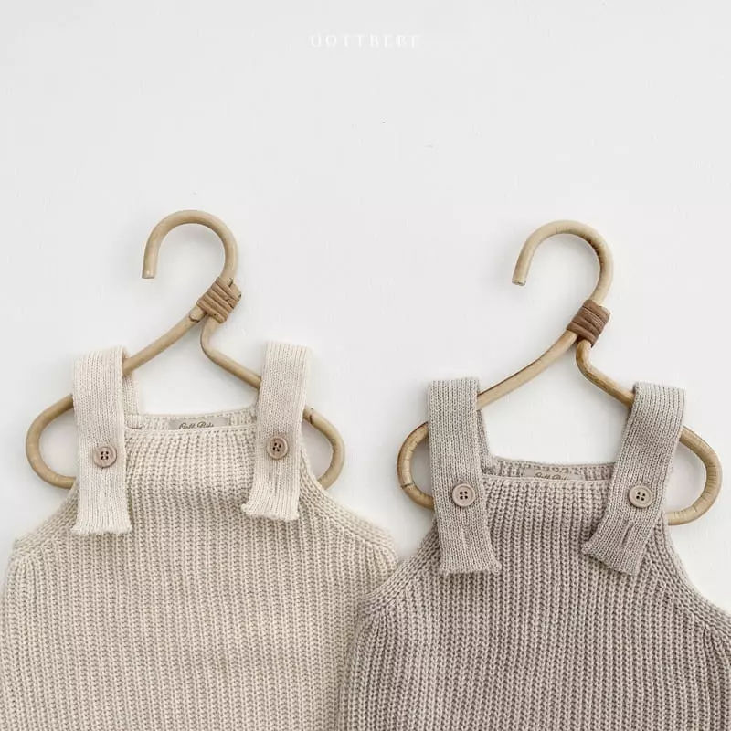 Oott Bebe - Korean Baby Fashion - #babyclothing - Hazzi Dungarees Bodysuit - 3
