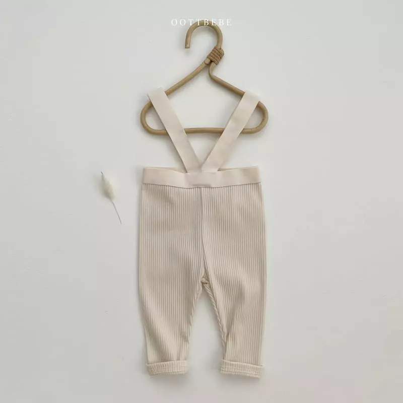 Oott Bebe - Korean Baby Fashion - #babyfashion - Oott Dungarees Leggings - 7