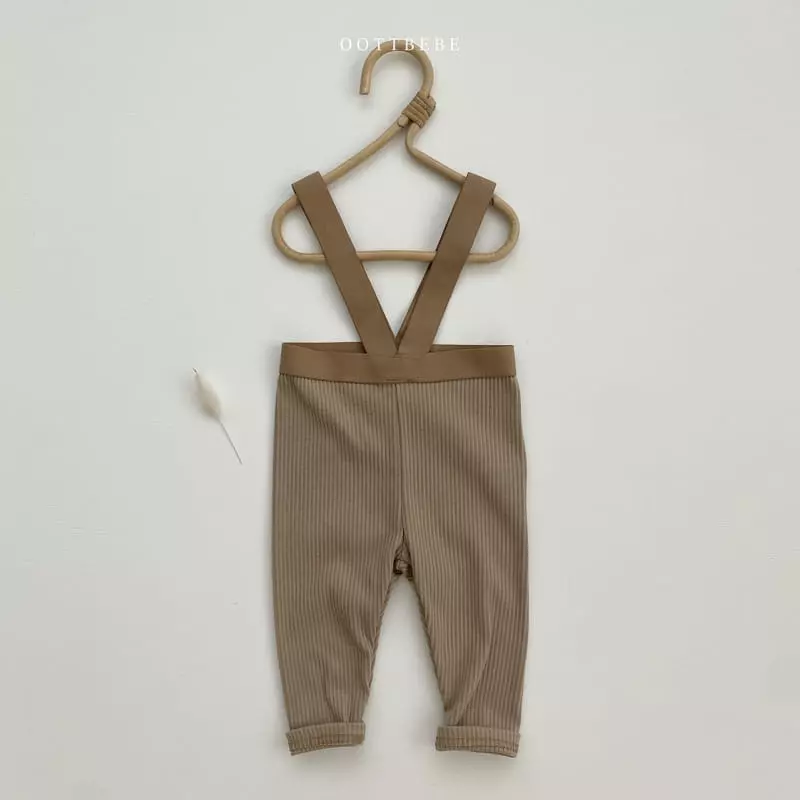 Oott Bebe - Korean Baby Fashion - #babyfever - Oott Dungarees Leggings - 8