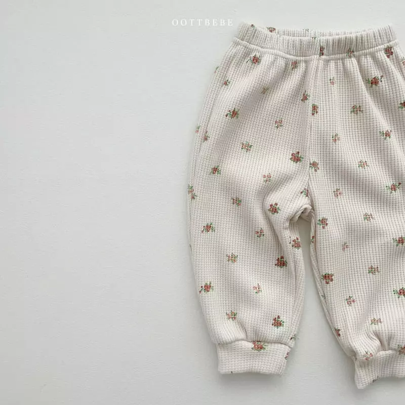 Oott Bebe - Korean Baby Fashion - #babygirlfashion - Flower Garden Anorak Top Bottom Set - 12