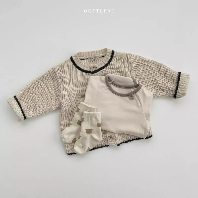 Oott Bebe - Korean Baby Fashion - #babygirlfashion - Pastel Modal Bodysuit - 2