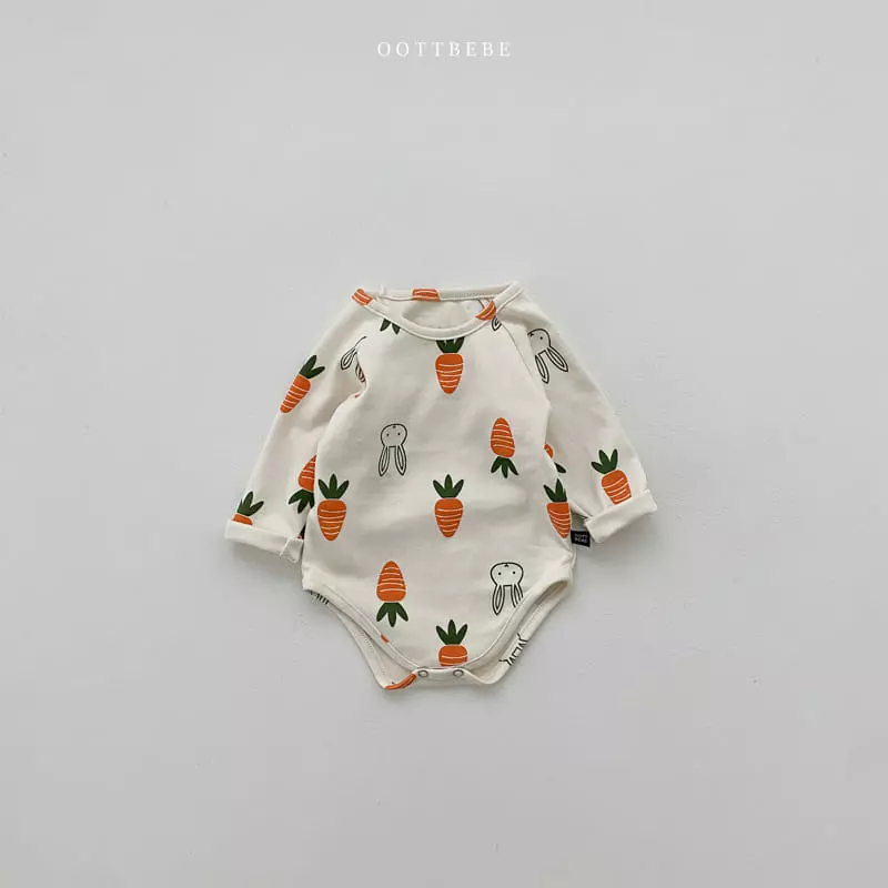 Oott Bebe - Korean Baby Fashion - #babyoninstagram - Vegetable Bodysuit Set - 2