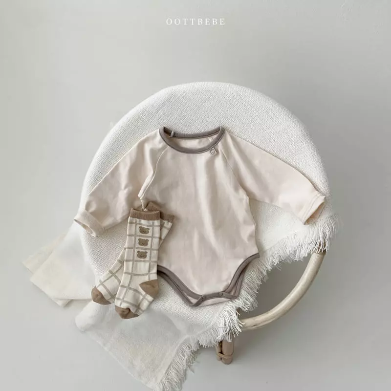 Oott Bebe - Korean Baby Fashion - #babyoutfit - Pastel Modal Bodysuit - 7
