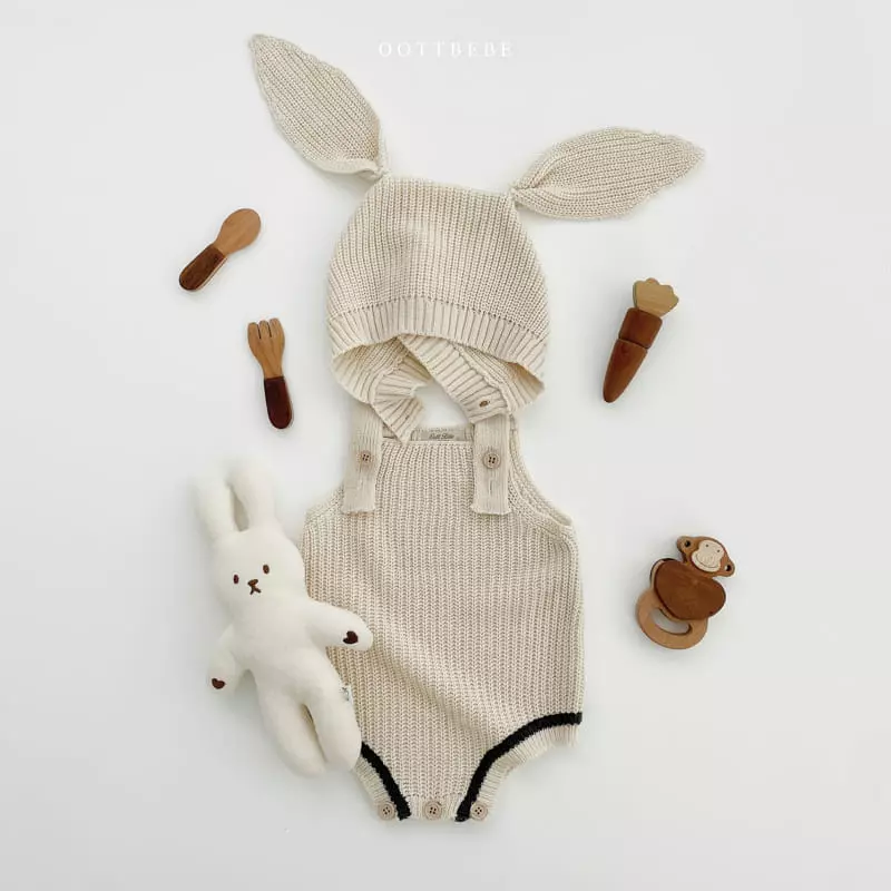 Oott Bebe - Korean Baby Fashion - #babyoutfit - Hazzi Dungarees Bodysuit - 10