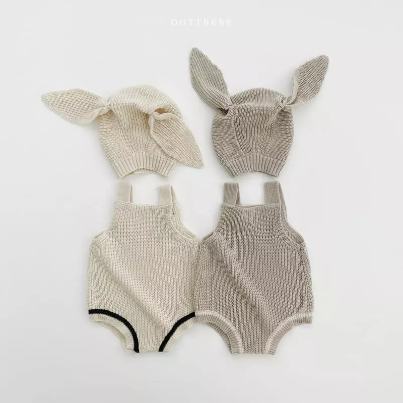 Oott Bebe - Korean Baby Fashion - #babywear - Hazzi Dungarees Bodysuit - 12