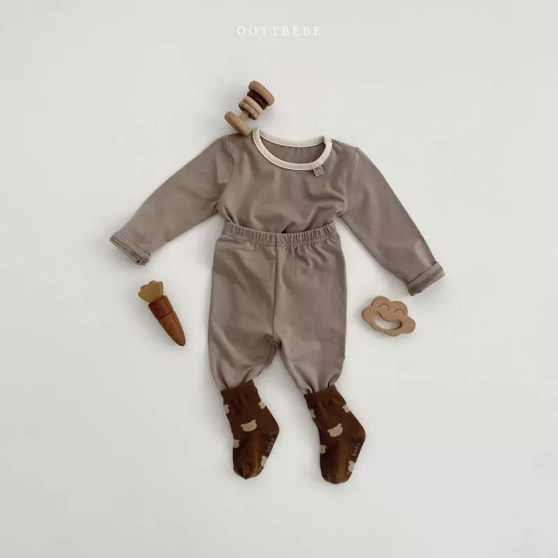 Oott Bebe - Korean Children Fashion - #kidzfashiontrend - Pastel Modal Easywear - 4