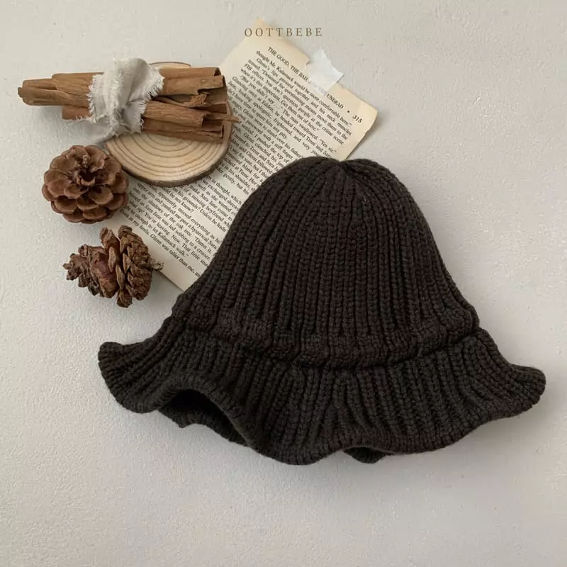 Oott Bebe - Korean Children Fashion - #Kfashion4kids - Knit Bucket Hat - 3