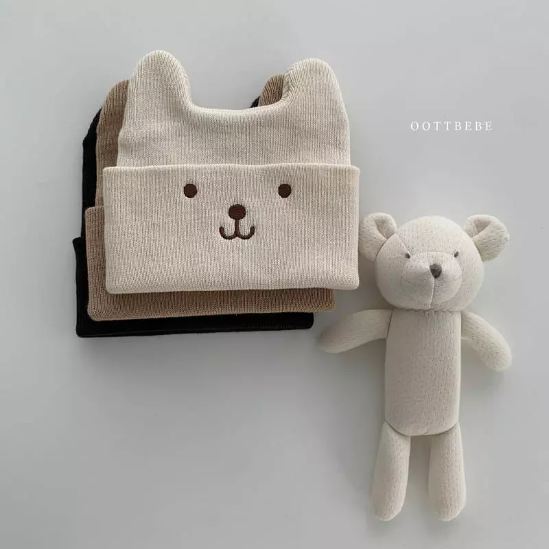 Oott Bebe - Korean Children Fashion - #Kfashion4kids - Bear Beanie - 2