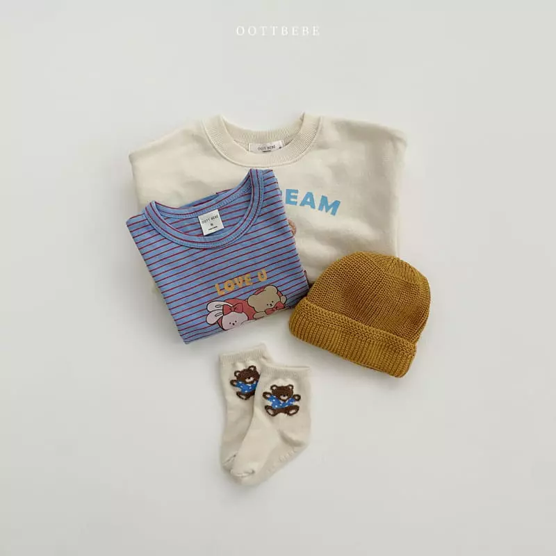 Oott Bebe - Korean Children Fashion - #childofig - Love Piping Tee - 9