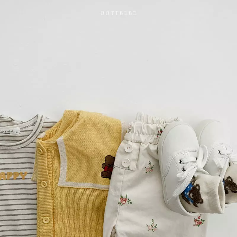 Oott Bebe - Korean Children Fashion - #childofig - Flower PAnts - 11