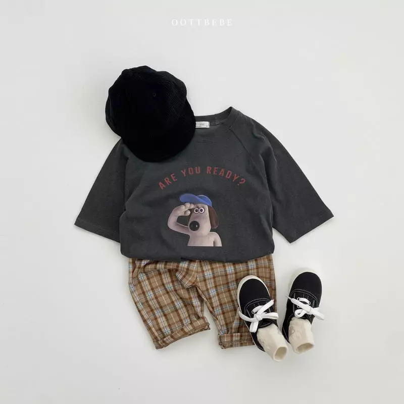 Oott Bebe - Korean Children Fashion - #childofig - Ready Pigment Tee - 4