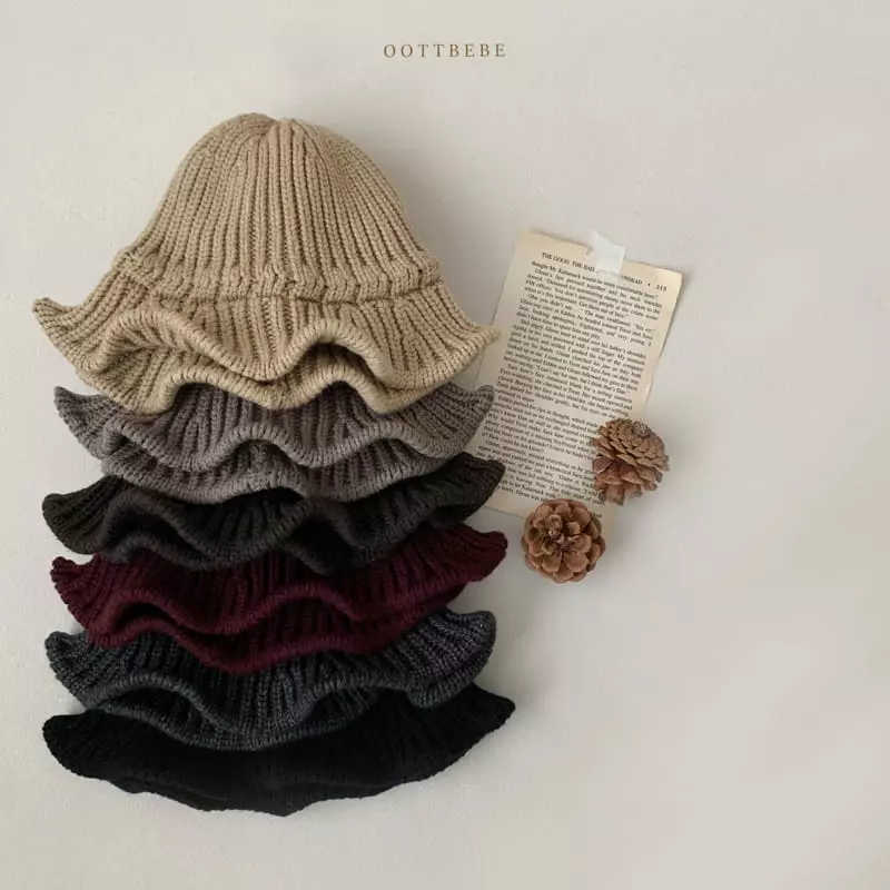 Oott Bebe - Korean Children Fashion - #childrensboutique - Knit Bucket Hat - 10